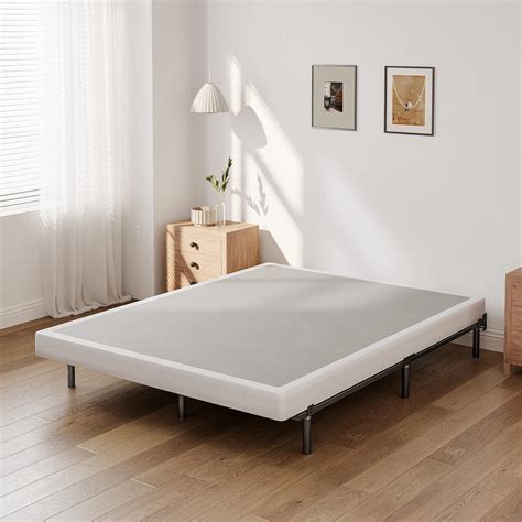 metal king bed frame for box spring and mattress|cal king box springs clearance.